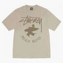 Stussy Beach Roots Pigment Dyed Tee Khaki