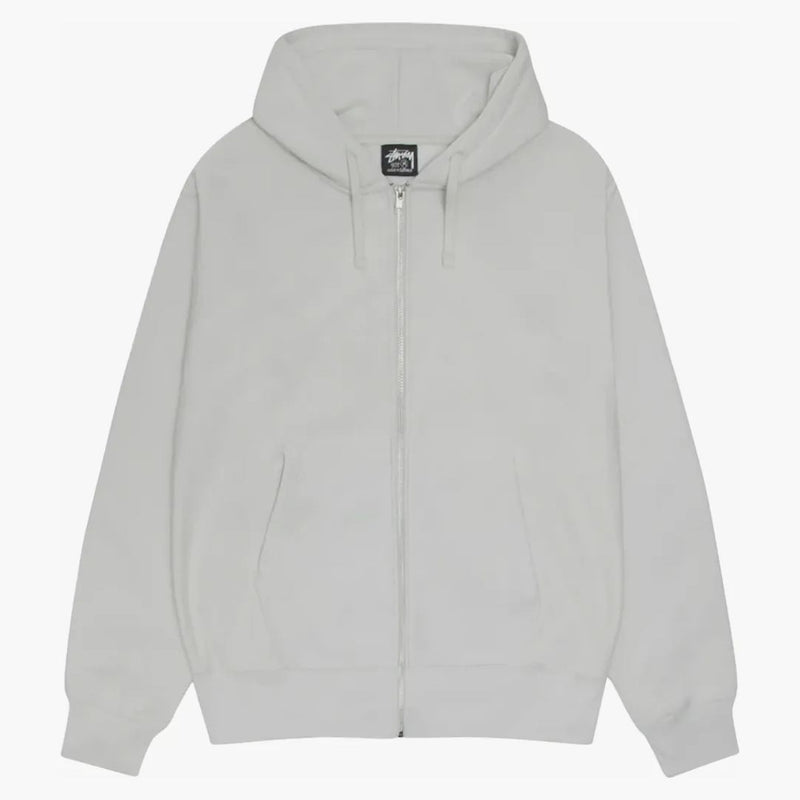 Stussy Beach Roots Zip Hoodie Fog