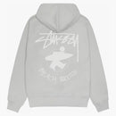 Stussy Beach Roots Zip Hoodie Fog
