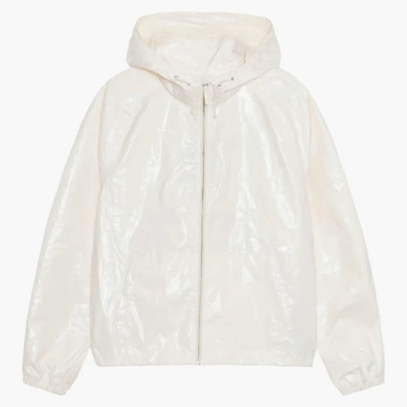 Stussy Beach Shell Coated Ripstop Jacket Bone