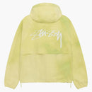 Stussy Beach Shell Wave Dye Hooded Sweatshirt Lime