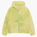Stussy Beach Shell Wave Dye Hooded Sweatshirt Lime