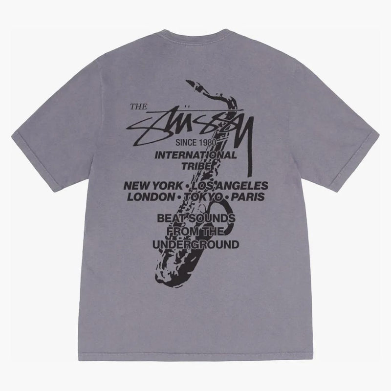 Stussy Beat Sounds Pigment Dyed Tea Shark