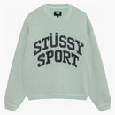 Stussy Big Crackle Sport Crew Light Blue