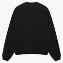 Stussy Big Crackle Sport Crew Washed Black