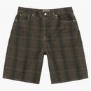 Stussy Big Ol 'Canvas Plaid Short Olive