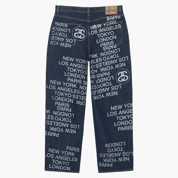 Stussy Big Ol 'Denim City Link Jean One Wash