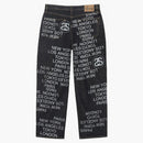 Stussy Big Ol' Denim City Link Jean Washed Black