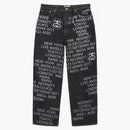 Stussy Big Ol' Denim City Link Jean Washed Black