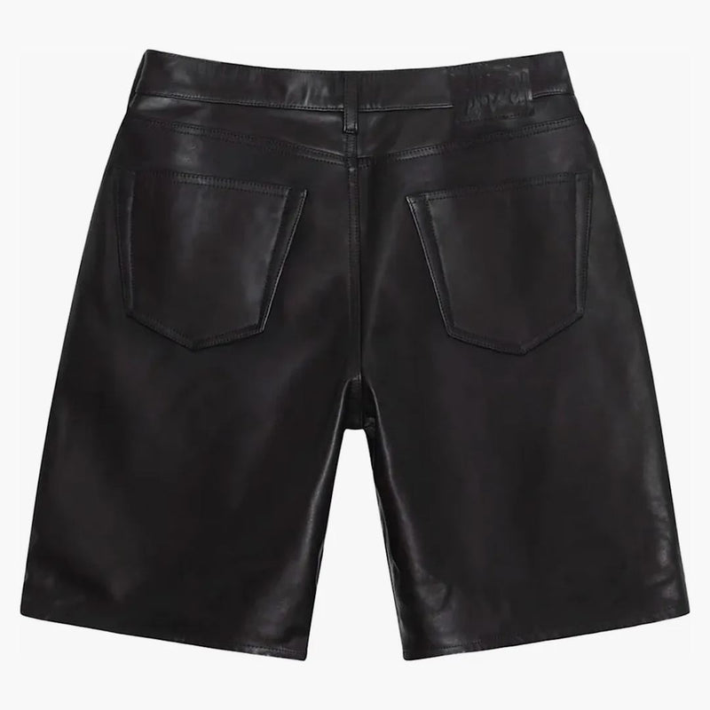 Stussy Big Ol' Leather Short Black