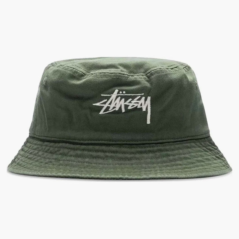 Stussy Big Stock Bucket Hat Olive