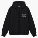 Stussy Born X Raised Logo Zip Hoodie Black