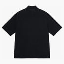 Stussy Boxy Flat Crinkled Hem Shirt Black