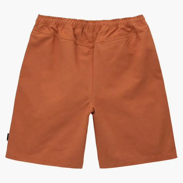 Rush di Stussy Brushed Beach Short Rust