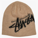 Stussy Brushed Out Skullcap Beanie Sand