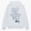 Stussy Built In Usa Hoodie Ash Heather