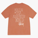 Stussy Built In Usa Pigment Dyed Tee Rust