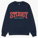 Stussy Burly Threads Crew Navy