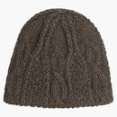 Stussy Cable Knit Skullcap Brown