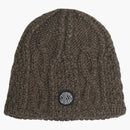 Stussy Cable Knit Skullcap Brown