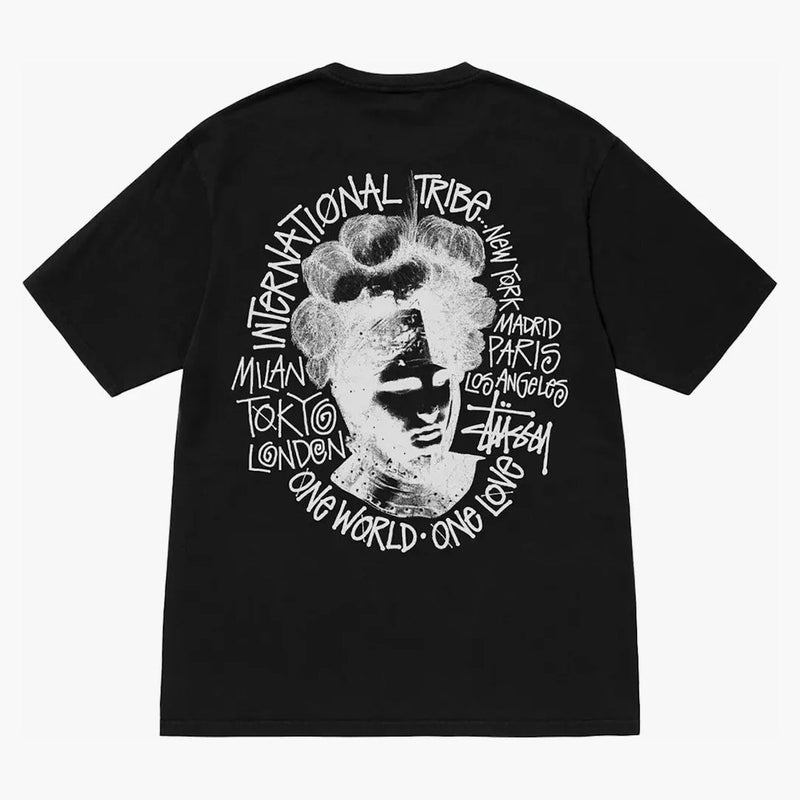 Stussy Camelot Pigment färgad t-shirt svart