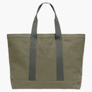 Stussy Canvas Extra Large Tote Bag Green