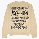 Stussy Care Label Sweater Natural