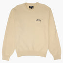 Stussy Care Label Sweater Natural