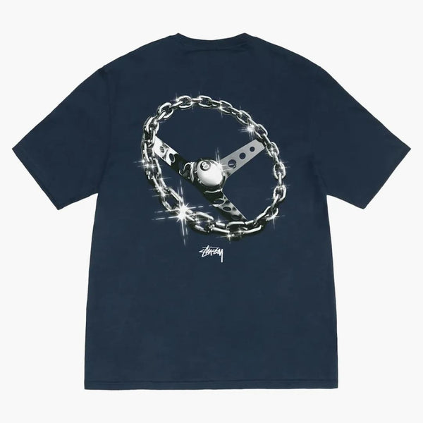Stussy Chain-link T-shirt Navy