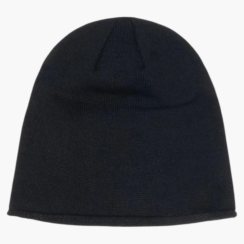 STUSSY LAIN STITCK ROLLED EDGE SNULLCAP BLACK