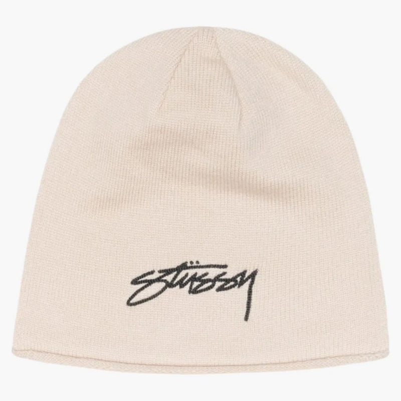 Stussy Chain Stitch Rolled Edge Skullcap Bone