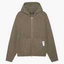 Stussy Chunky Knit Zip Hoodie Fossil