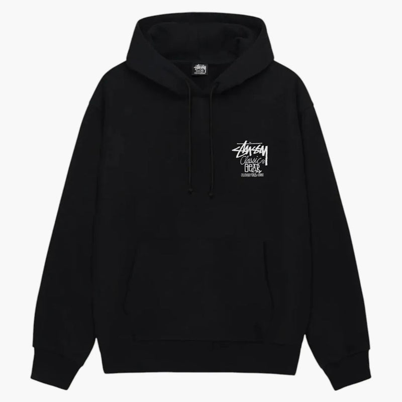 Stussy Classic Gear Hoodie Black