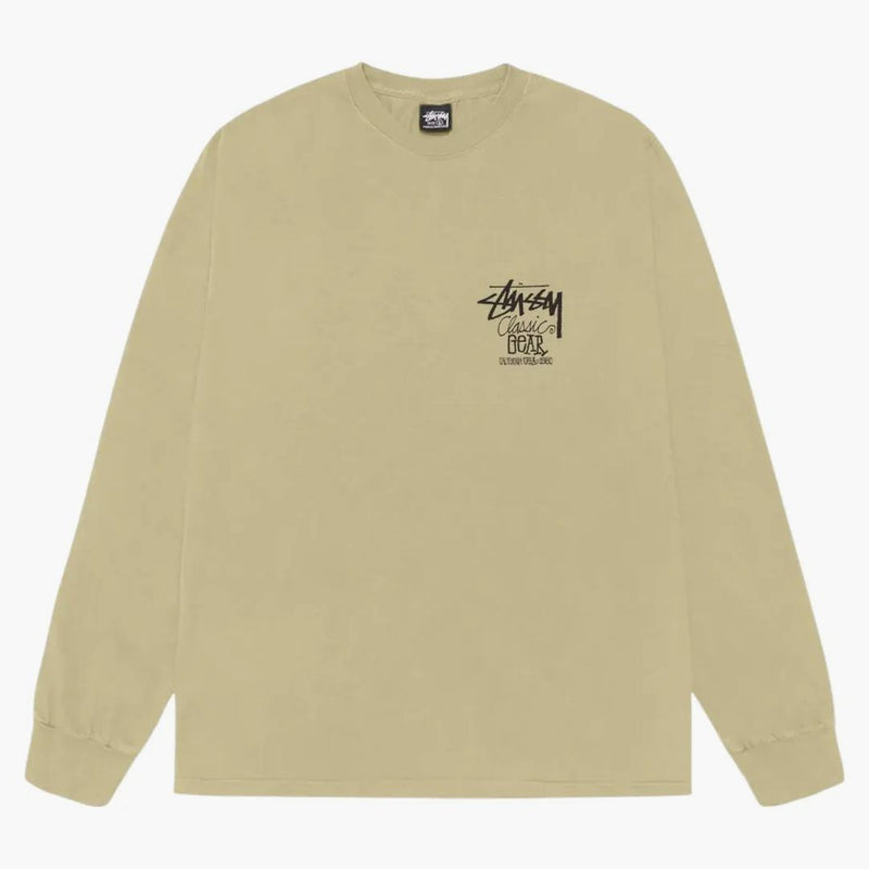Stussy Classic Gear L/s Pigment Dyed Tee Elm