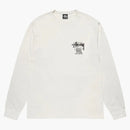 Stussy Classic Gear L/s Pigment Dyed Tee Natural