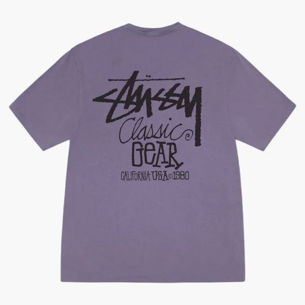 Stussy Classic Gear Pigment Dyed Tee Grape