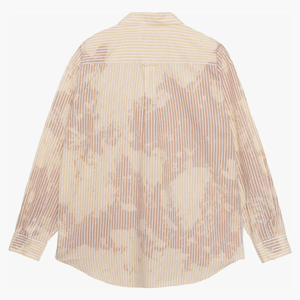 Stussy Classic L/s Shirt Bleached Poplin Shirt Tan