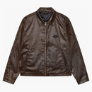 Stussy Coated Cotton Club Jacket Dark Brown