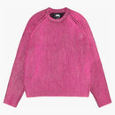 Stussy Contrast Rib svetr růžový