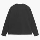 Stussy Cotton Football Pigment Dyed Crew Washed Black