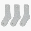 Stussy Crew socks (3 pack) Gray Heather