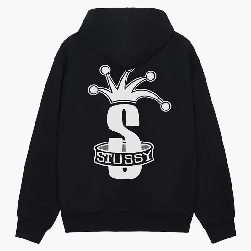 Stussy Crown Band Zip Hoodie Black
