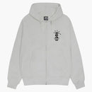 Stussy Crown Band Zip Hoodie Fog