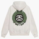 Stussy Crown Wreath Pigment Dyed Hoodie Natural