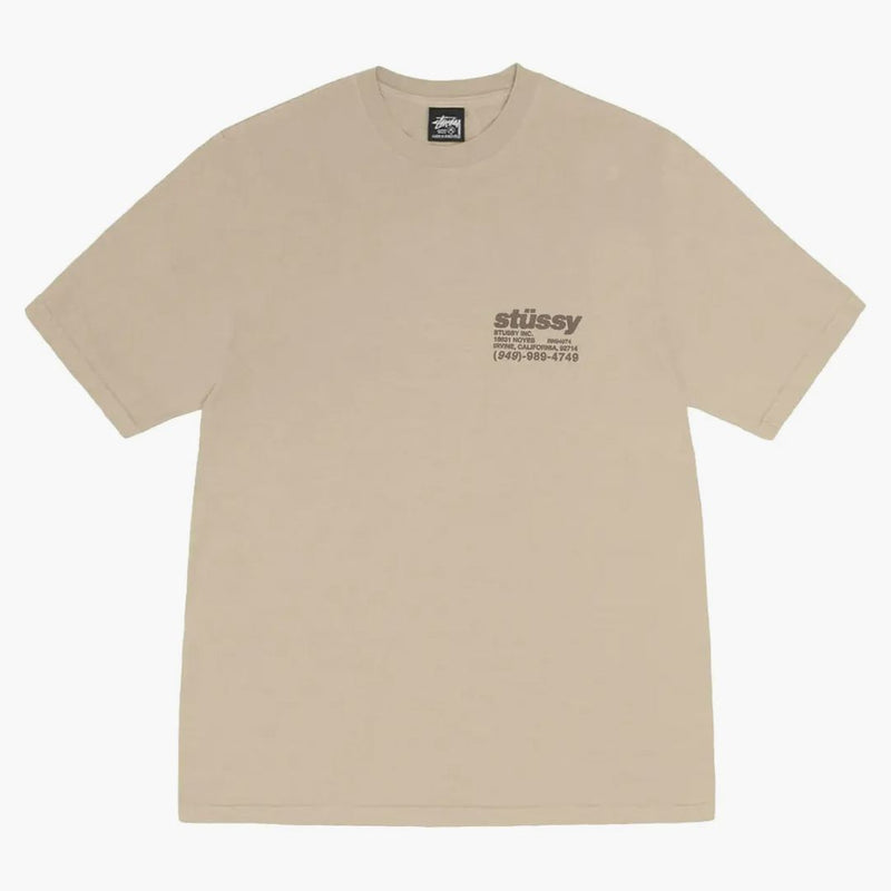 Stussy DNA pigmentové barvené tričko khaki