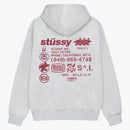 Stussy Dna Zip Hoodie Ash Heather