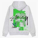 Stussy David Carson Vespa Hoodie Ash Heather
