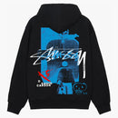 Stussy David Carson Vespa Hoodie Black