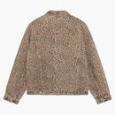 Stussy Denim Trucker Jacket Leopard