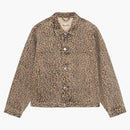 Stussy Denim Trucker Jacket Leopard